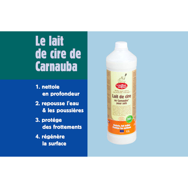 Les avantages du lait de cire au Carnauba