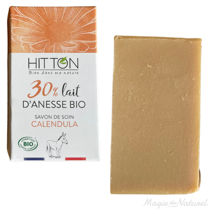 Savon au lait d'ânesse bio - Calendula