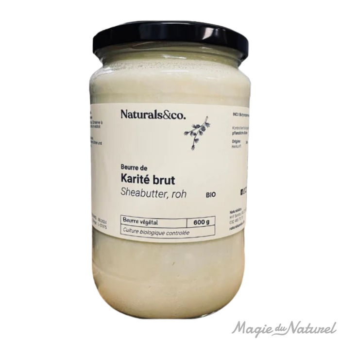 Burro di Karitè biologico, crudo.
