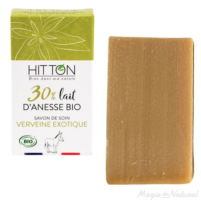 Savon au lait d’ânesse bio – Verveine exotique