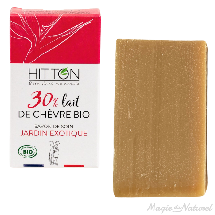 Savon au lait de chèvre bio – Jardin exotique