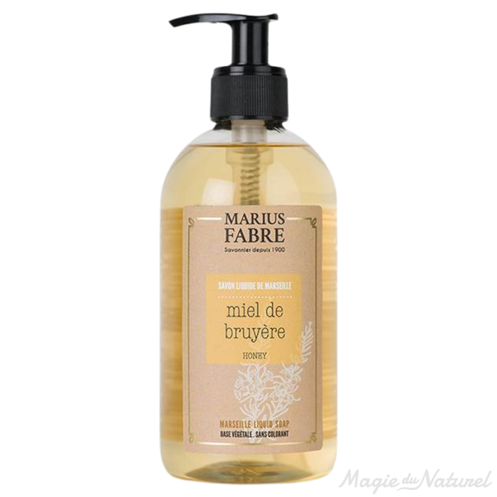 Savon liquide de Marseille Miel de Bruyère