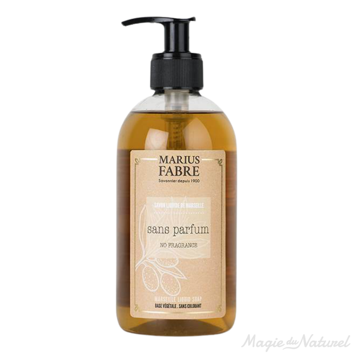 Savon liquide de Marseille non parfumé