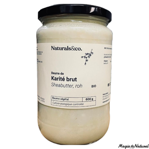 Beurre de Karité BIO, brut. l Naturals&Co l La Magie du Naturel l SUISSE