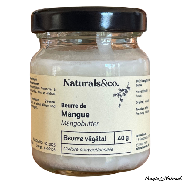 Beurre de mangue - Gamme de produits naturels