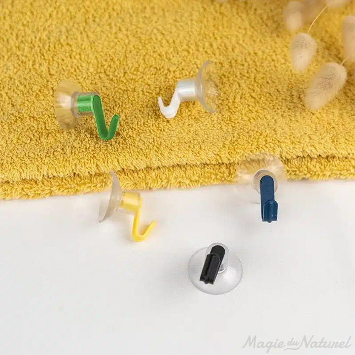 Crochet à ventouse – Support mural l Apimani l La Magie du Naturel l SUISSE