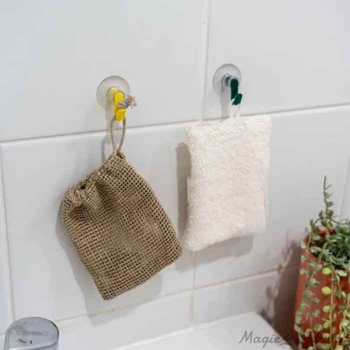 Crochet à ventouse – Support mural l Apimani l La Magie du Naturel l SUISSE