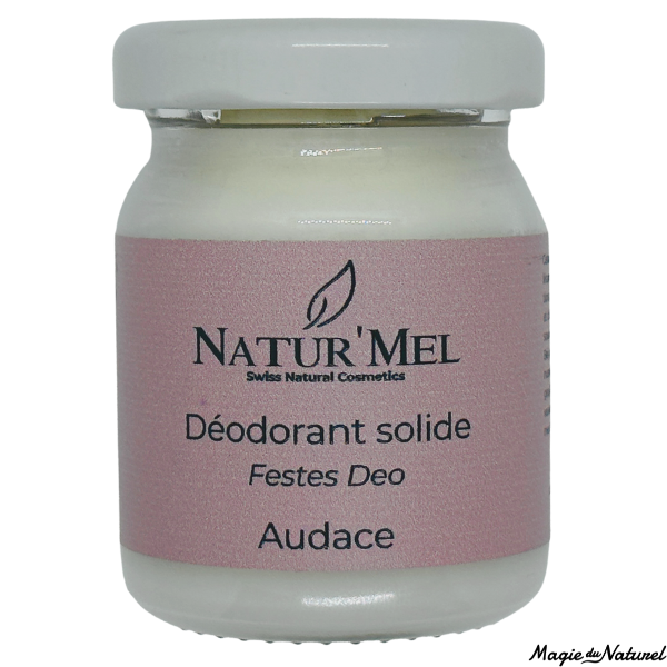 Déodorant solide « Audace » - 50ml l Natur'Mel Cosm'Ethique l La Magie du Naturel l SUISSE