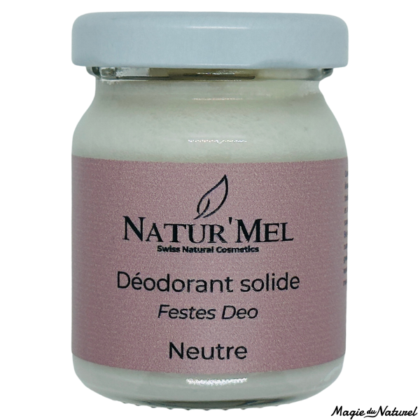 Déodorant solide « le Neutre » - 50ml l Natur'Mel Cosm'Ethique l La Magie du Naturel l SUISSE