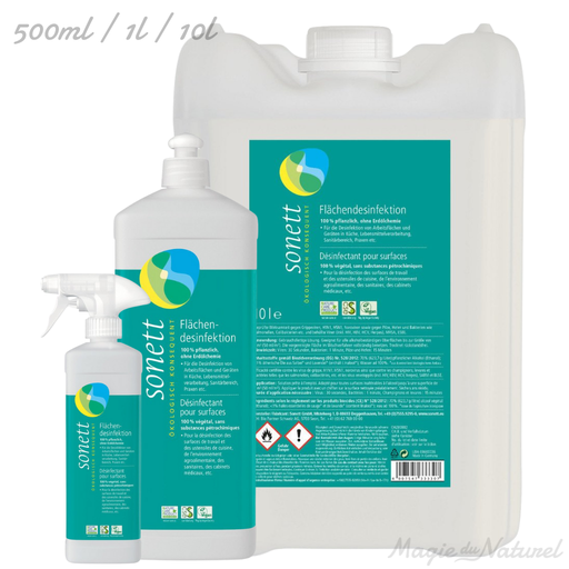 Désinfectant écologique pour surfaces l Sonett l La Magie du Naturel l SUISSE