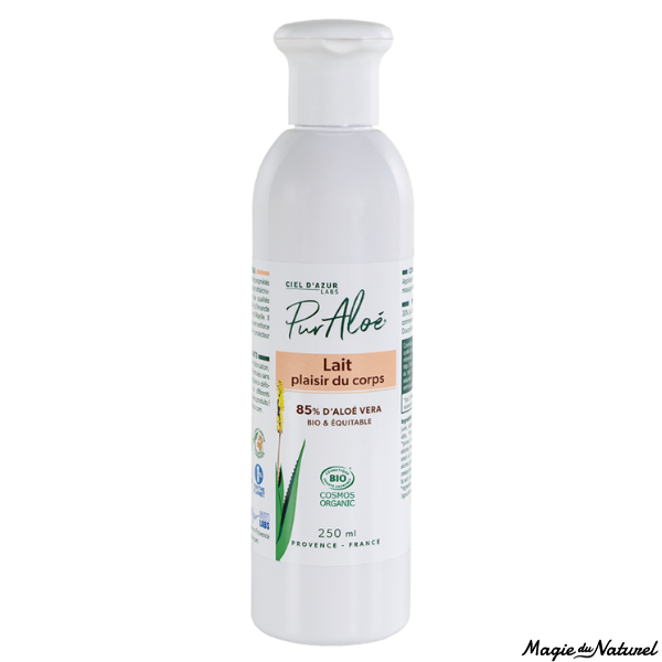 Feuchtigkeitsspendende Krpermilch  85 % Aloe Vera  Pur Alo  La Magie  du Naturel