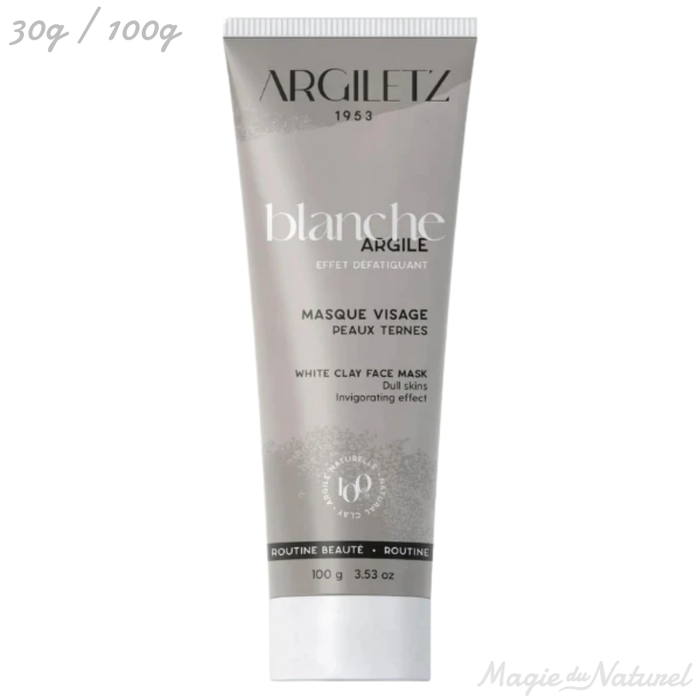 Masque à l'argile blanche prêt à l'emploi l Argiletz l La Magie du Naturel l SUISSE