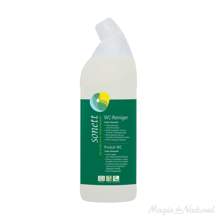 Nettoyant WC cèdre - citronnelle l Sonett l La Magie du Naturel l SUISSE