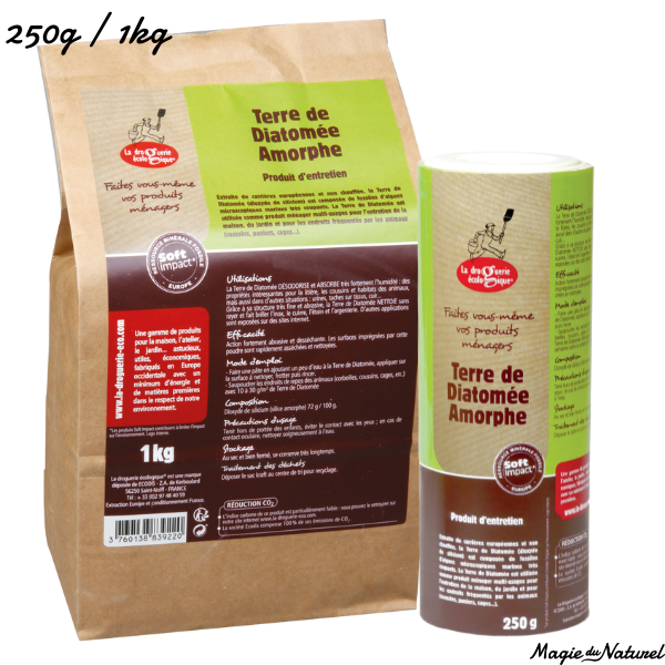 Terra Di Diatomee Alimentare 100% Naturale | Sacchi Da 400g Fino A 20kg | Per Agricoltura Biologica, Casa E Giardino | Fertilizzante E Antiparassitario Naturale