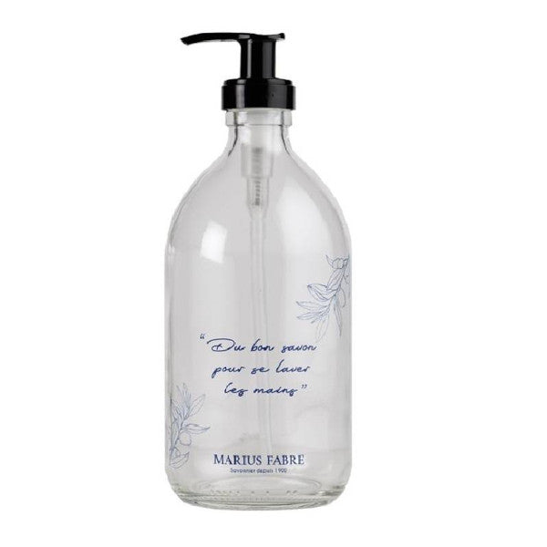 Copie de Flacon pompe en verre « Du bon savon pour se laver les mains » - 500ml l Marius Fabre l La Magie du Naturel l SUISSE