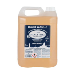 Liquide vaisselle aux copeaux de savon de Marseille parfum Pamplemousse - SANS HUILES DE PALMES l Marius Fabre l La Magie du Naturel l SUISSE